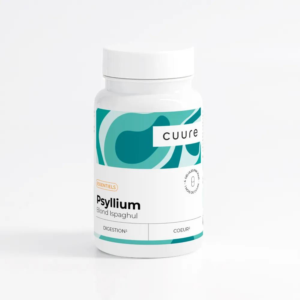 Flacon de psyllium blond Cuure