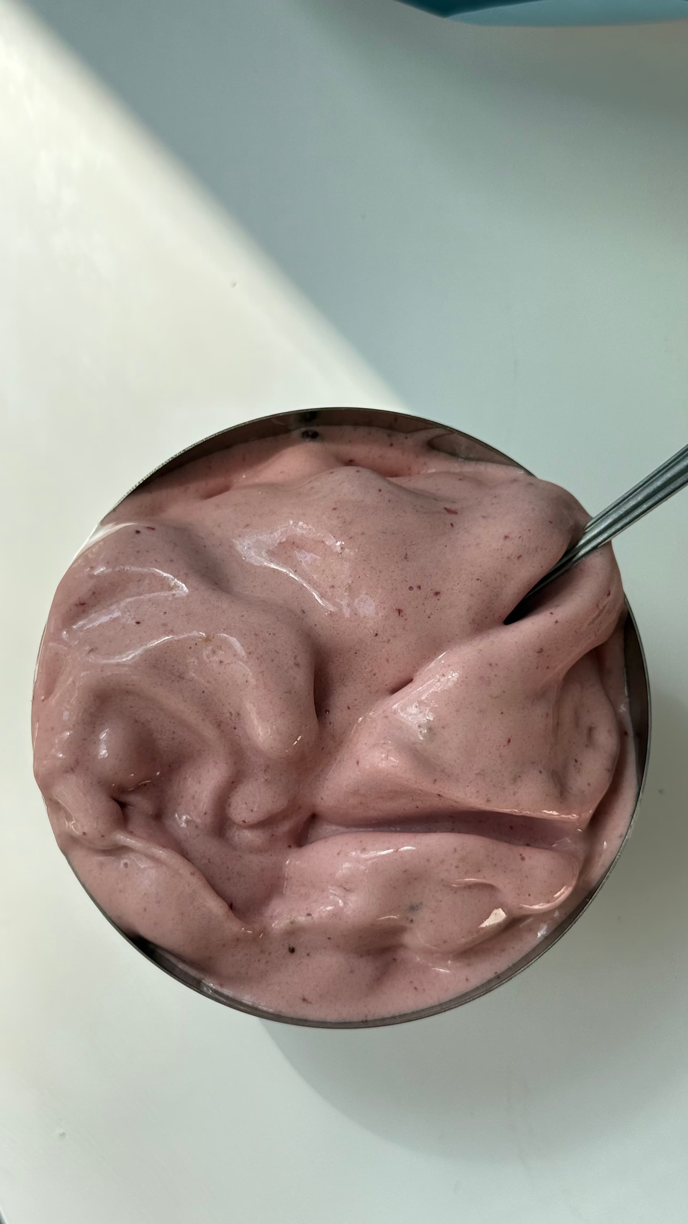 Nice cream protéinée aux fraises