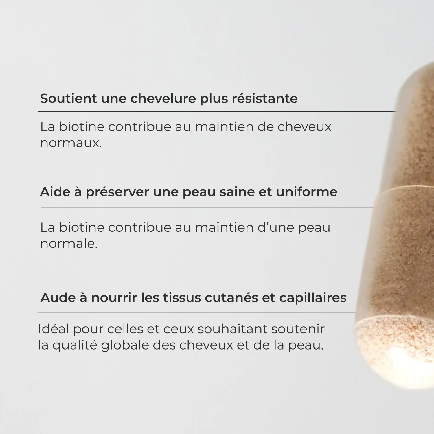Bienfaits de la Biotine Cuure