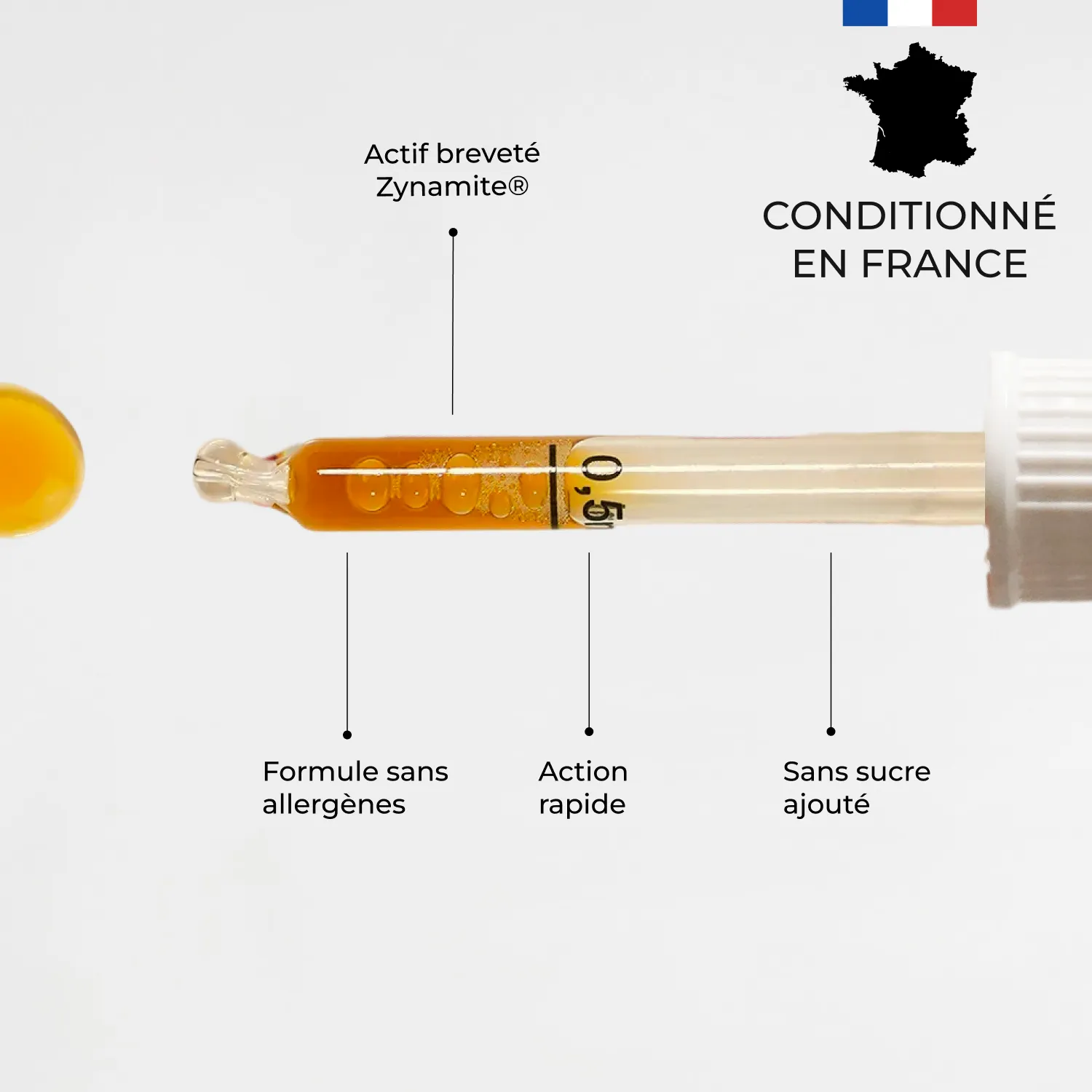 Boost Énergie, actif breveté Zynamite et conditionnement en France