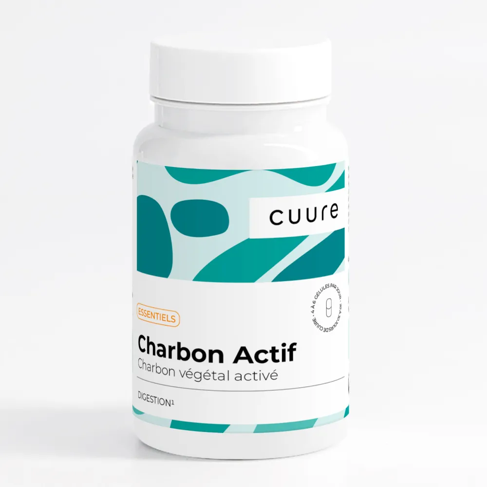 Charbon Actif Cuure, flacon de 120 gélules
