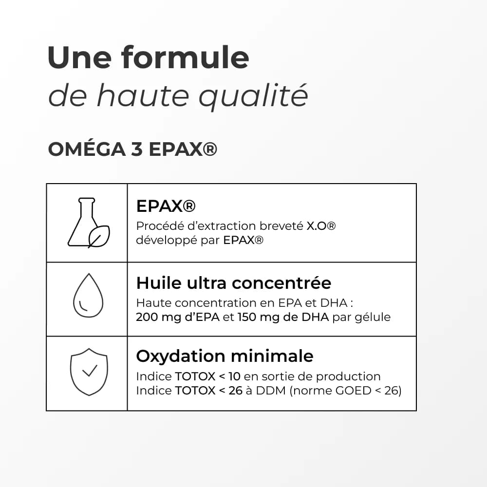 Oméga 3 Cuure, visuel produit