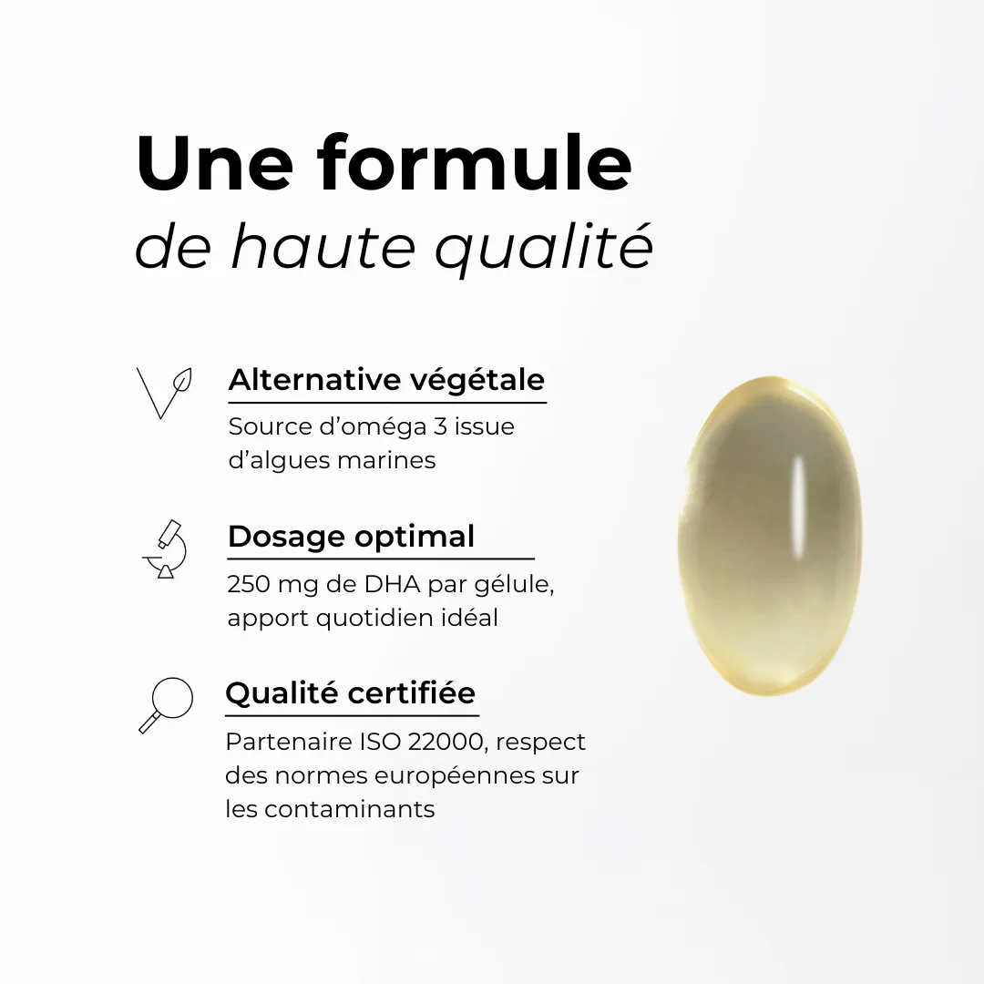 Formule qualité de l'Oméga Végétal Cuure