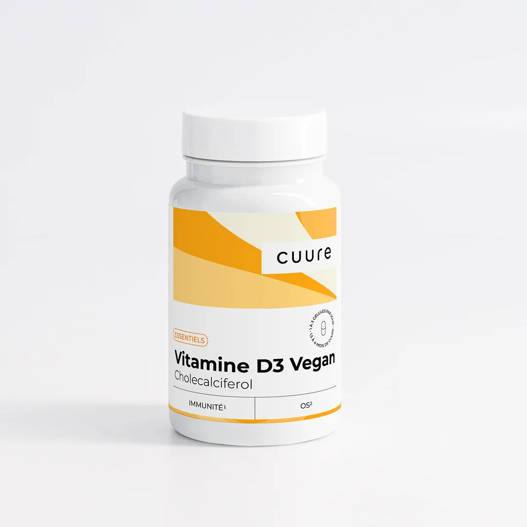 Vitamine D3 Vegan Cuure, packshot flacon