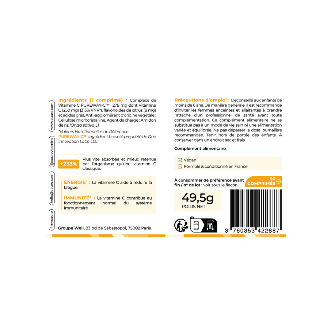 Vitamine C PUREWAY-C®