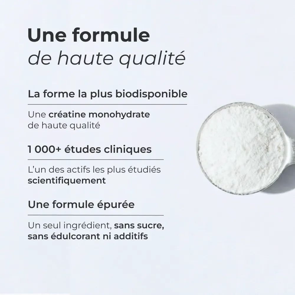Créatine monohydrate bénéfices